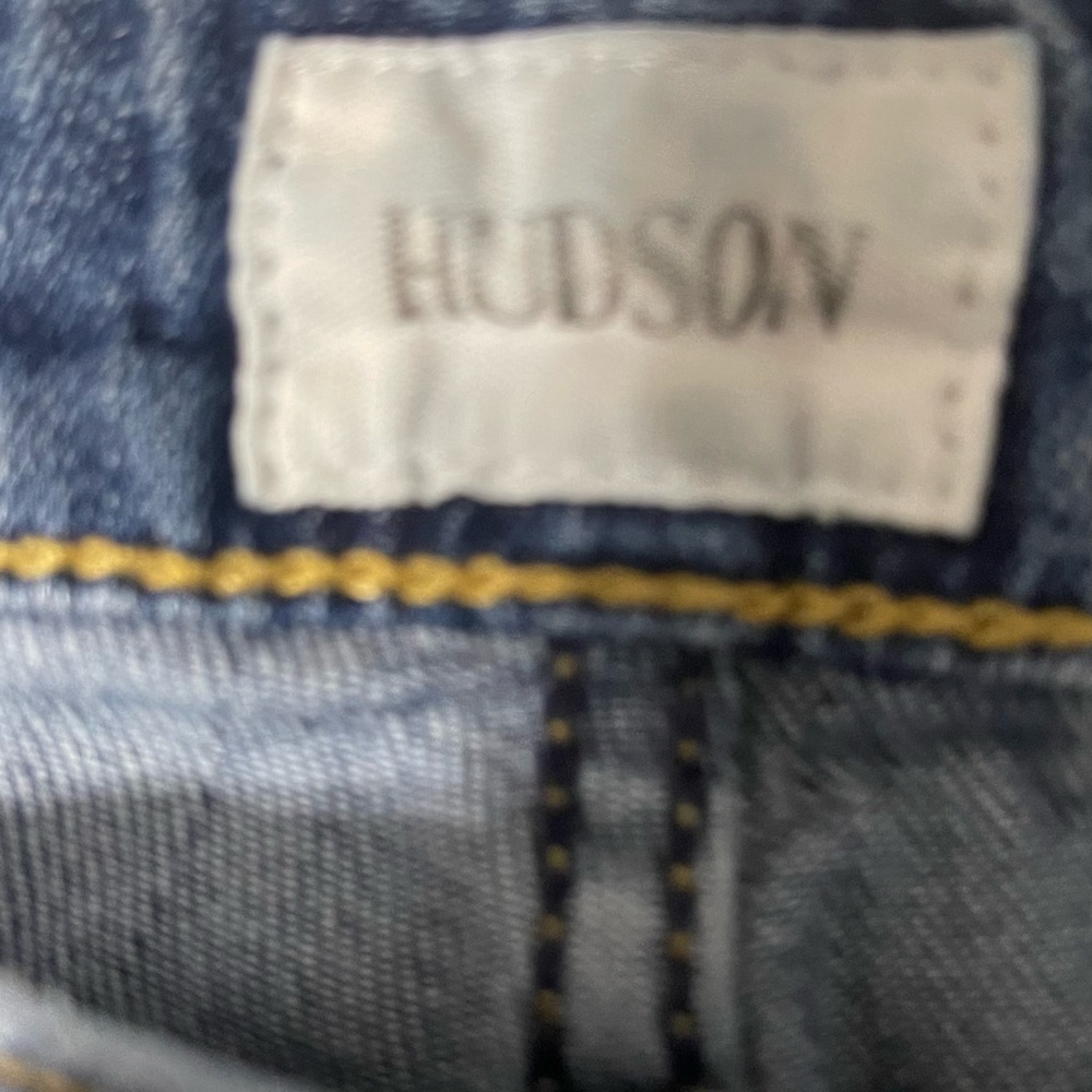 Hudson Hampton cuffed jean shorts size 24 EUC - Picture 3 of 9